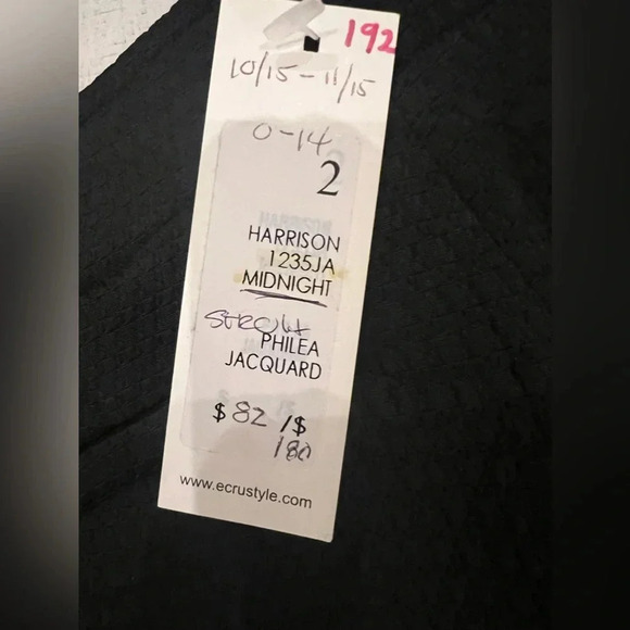 NWT Ecru Harrison Pants in Midnight size 2 - Picture 5 of 6